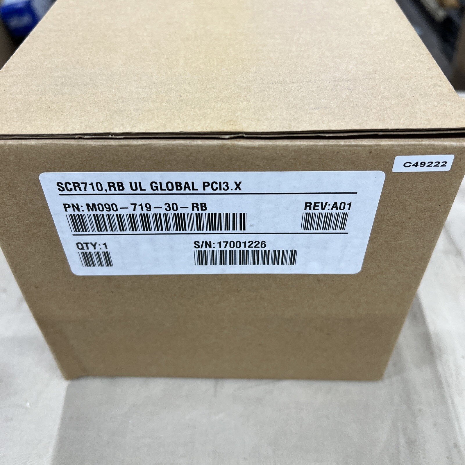 New Verifone SCR710 Secure Card Reader  M090-719-30-RB RB UL Global PC13.X