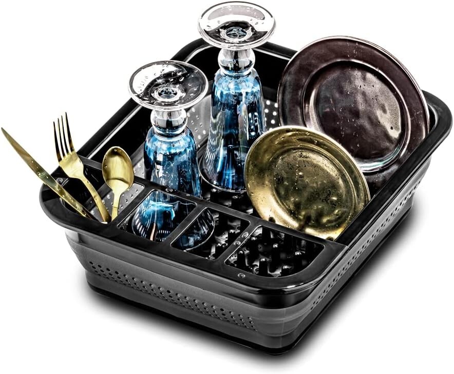 madesmart Portable Collapsible Dish Drying Rack