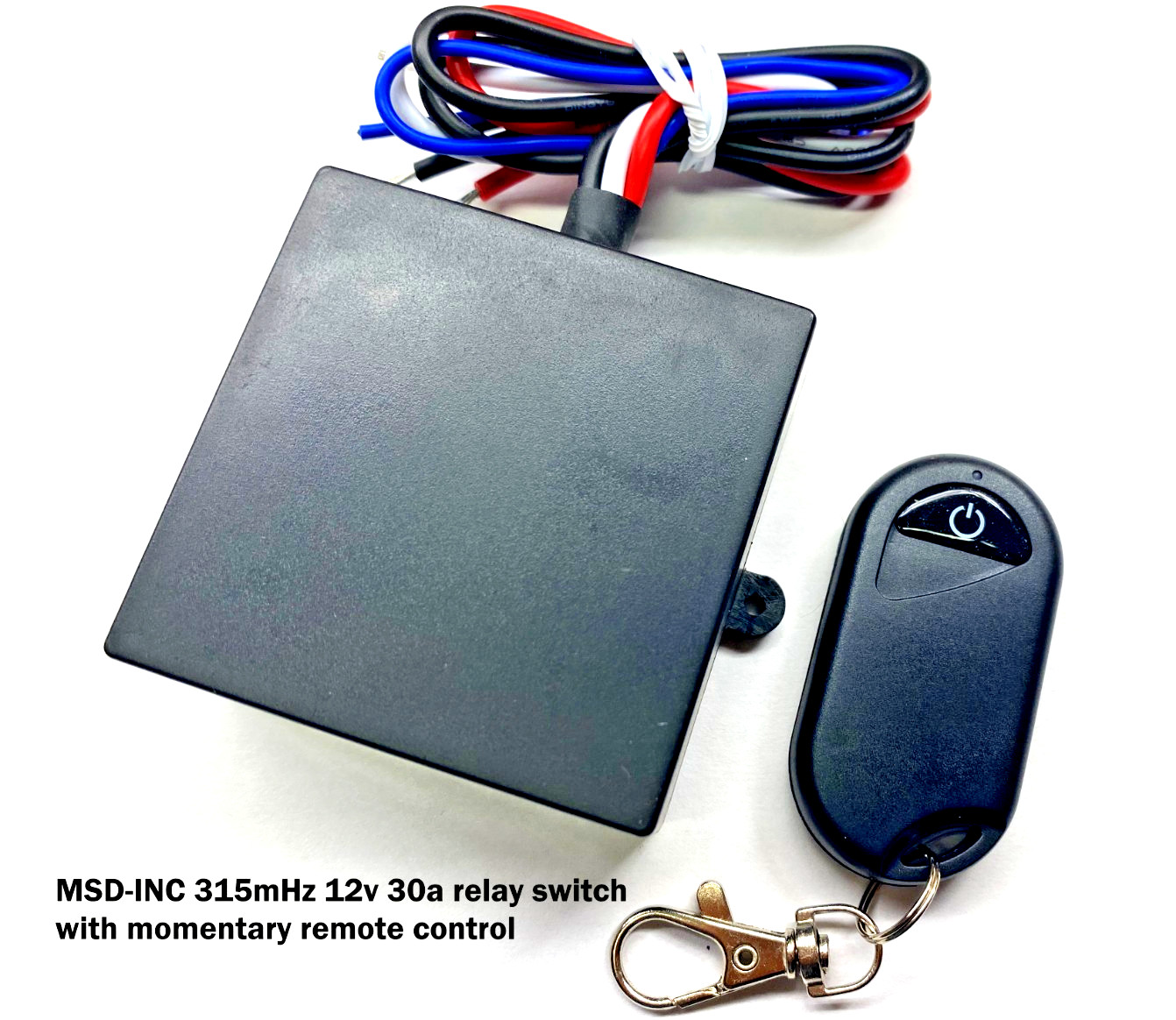 MSD-INC 12V DC 30A 315mhz MOMENTARY remote control relay 12v output switch RX10M