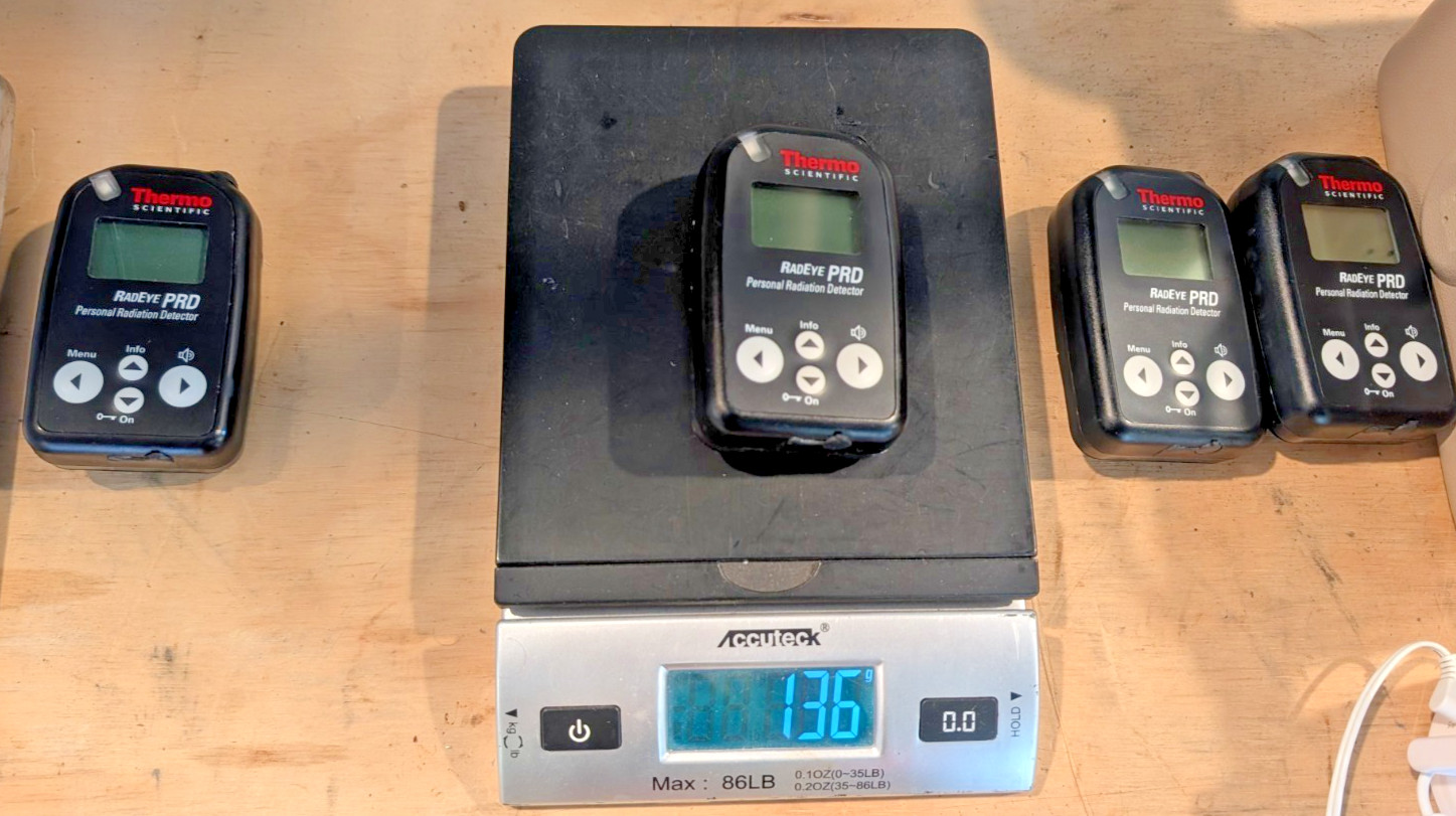 PARTS ONLY 4x RadEye PRD complete units READ!