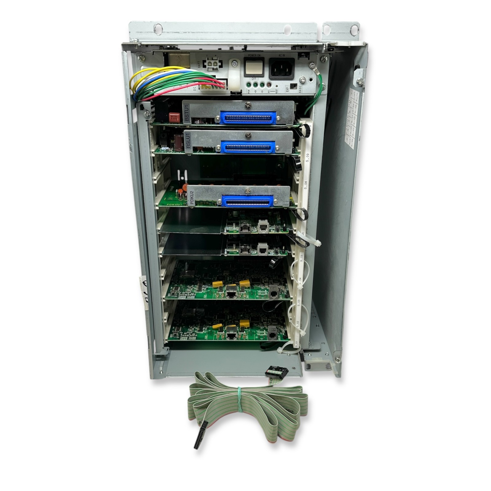 Toshiba Strata CIX670 Expansion Cabinet CRSUE672A PDKU2 BSTU1 BSLU1 Cards