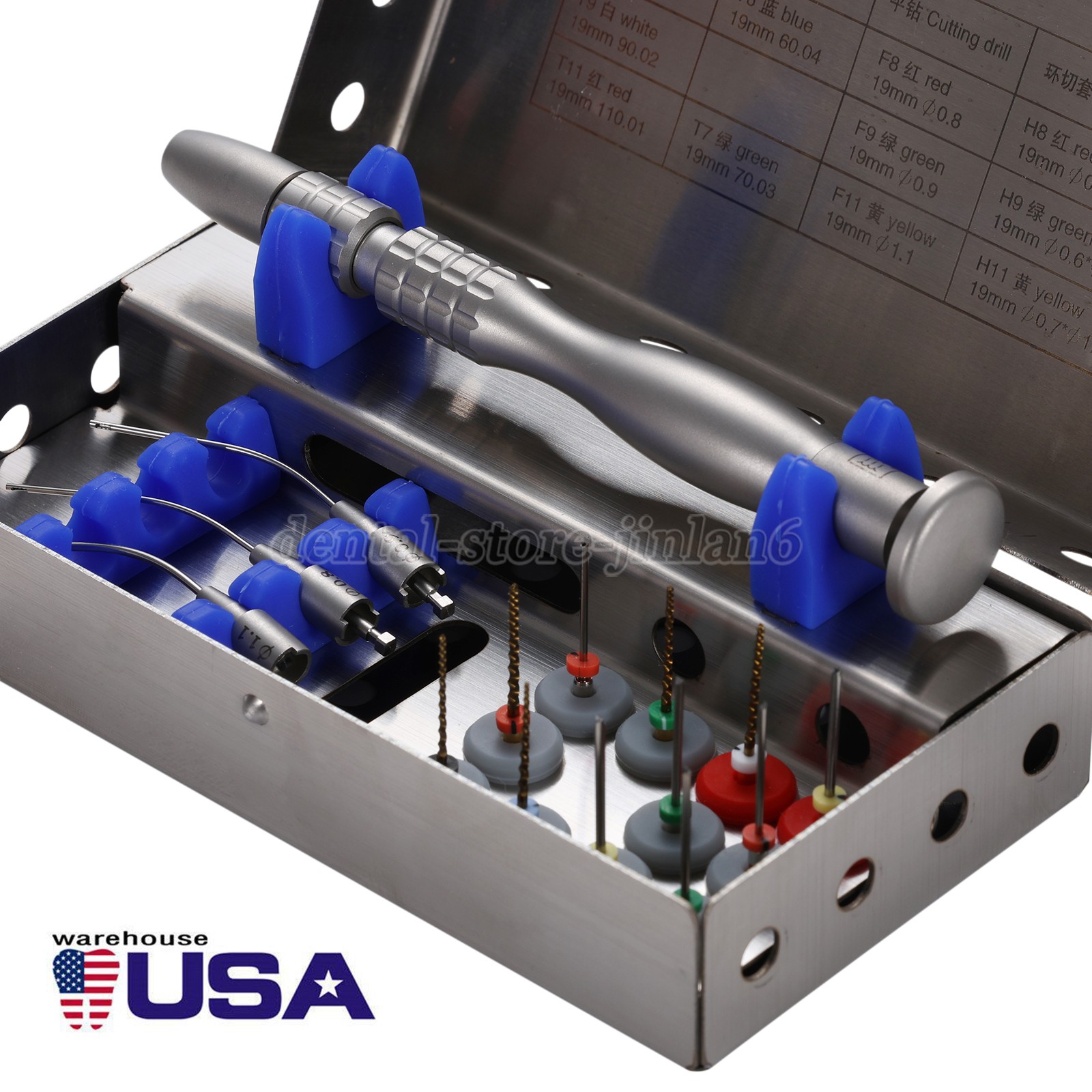 Dental Broken File Extractor Endodontic Removal System Kit Endo Root Canal Tools