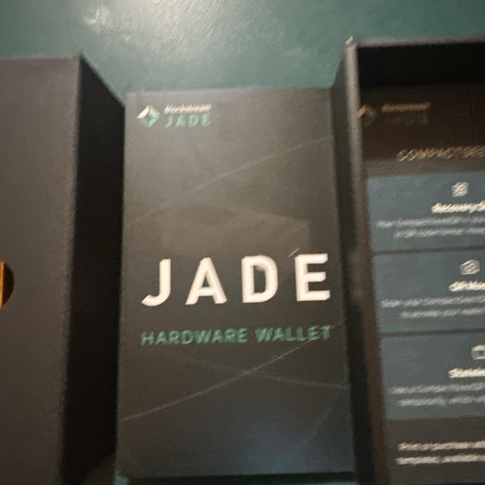 Blockstream JADE Bitcoin Hardware Wallet BTC Crypto - Yellow Orange