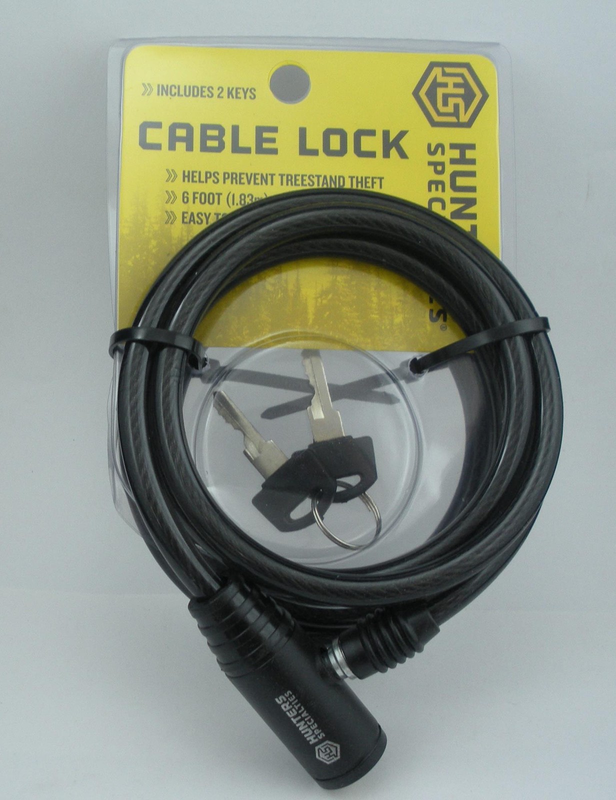 Hunter Specialties 607 Tree Stand Bicycle Trailer 6 Ft Cable Lock
