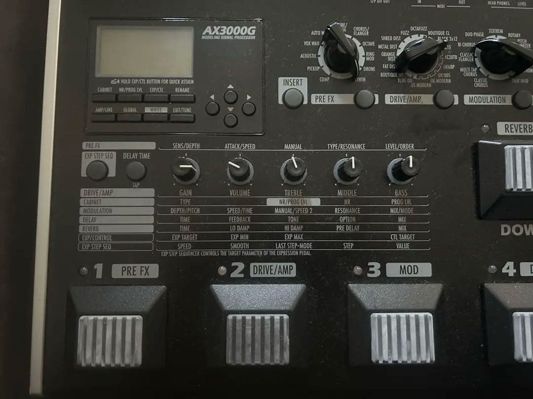 KORG A3200G Bass Effects Pedal Multi-Function Modulation Reverb Used