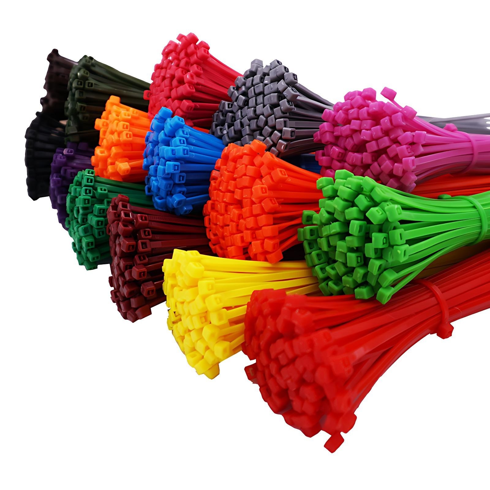 RELEASABLE REUSABLE CABLE TIES STRONG ZIP TIE WRAPS PLASTIC NYLON SELF-LOCKING