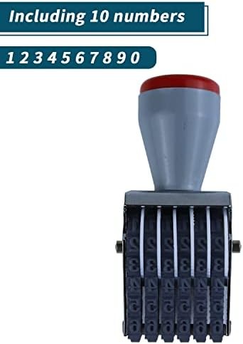 6 Digit Number Roller Stamp Changeable Date Price
