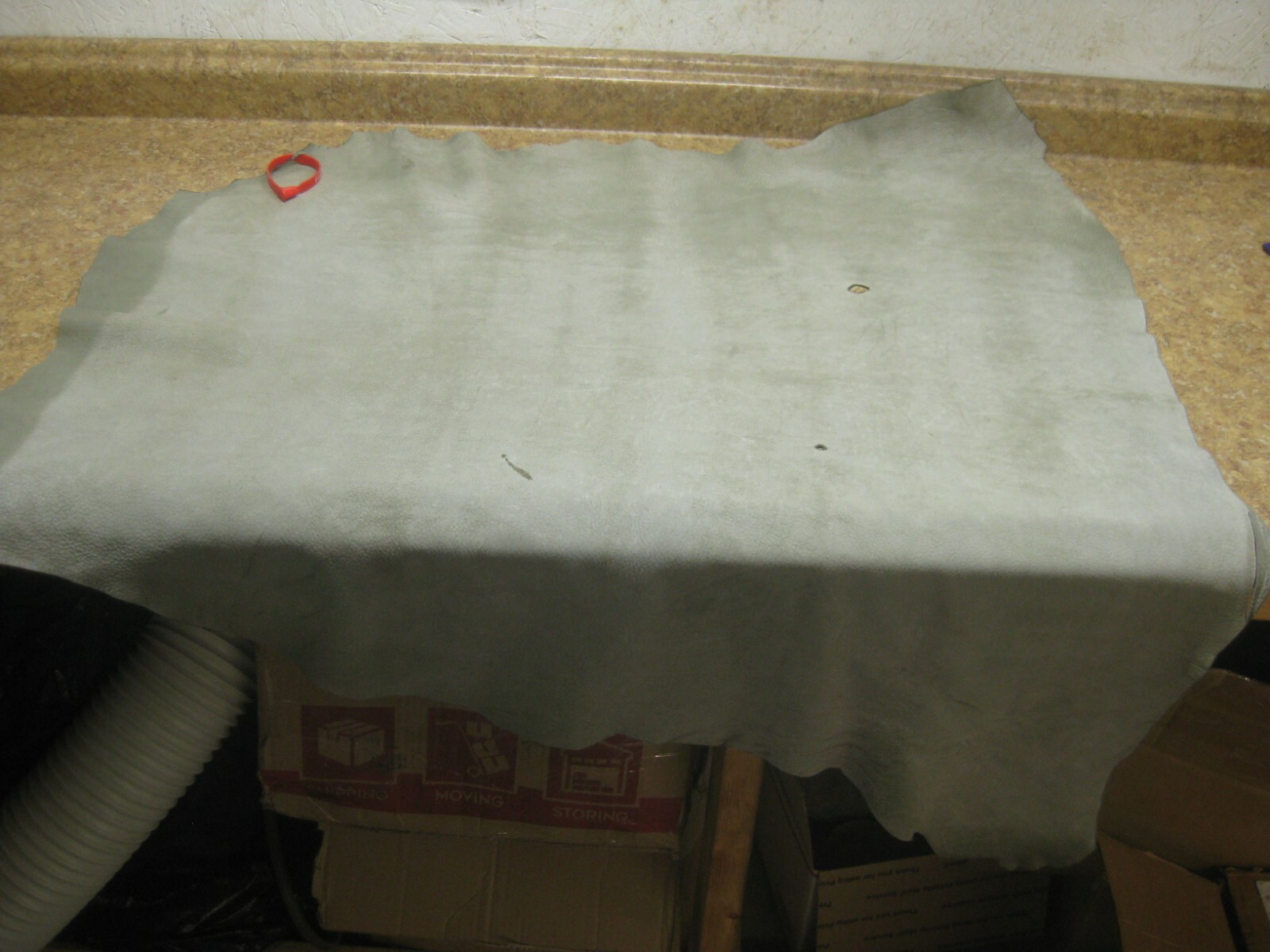 Tanned Buffed Deer Leather 0011208 Row 17 a