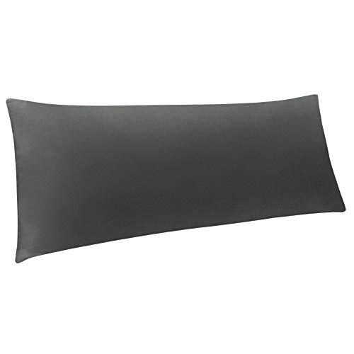 Body Pillowcase - Brushed Microfiber 20x54 Body (20" x 54") Dark Grey