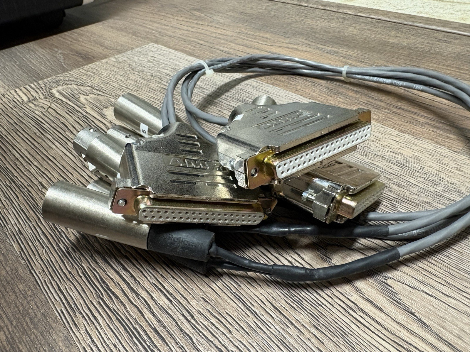 ASI Balanced I/O Sound Card Audio Cable Audio Science Breakout AES XLR DB37 F