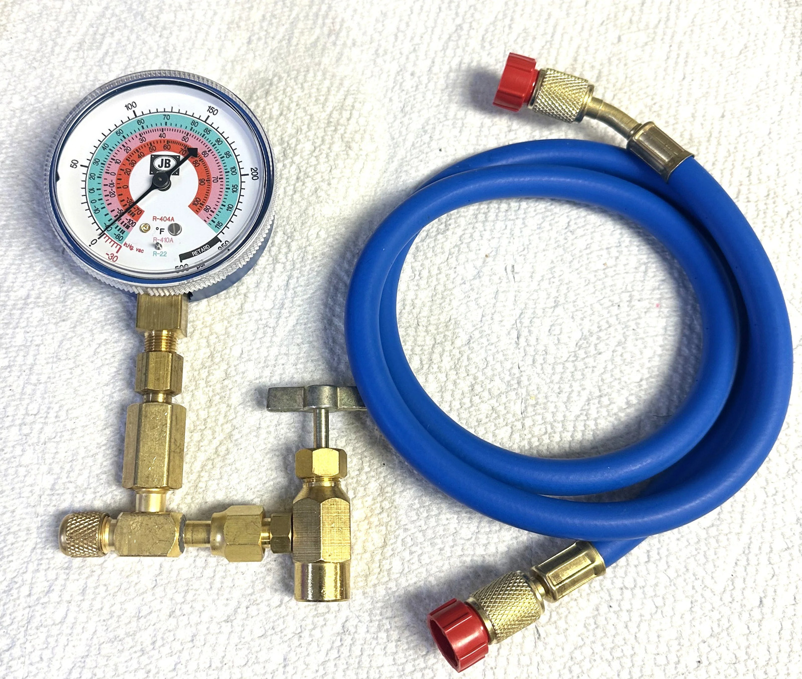 K28, R22, R404a & R410a, Check & Charge-Kit Gauge Kit & Charging Hose
