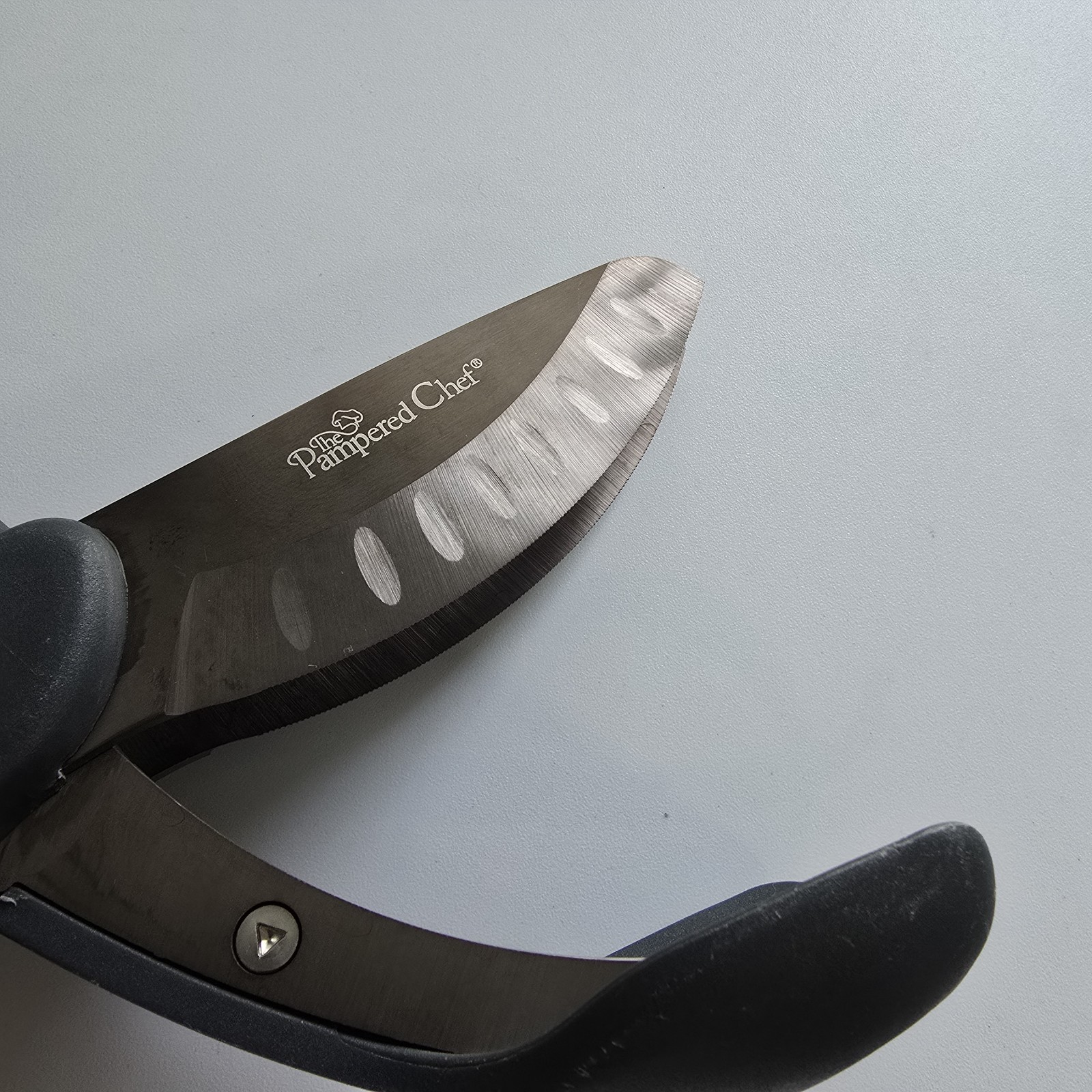 Pampered Chef Salad Chopper SCISSORS #2582 DOUBLE BLADE Herb Cutting Shears