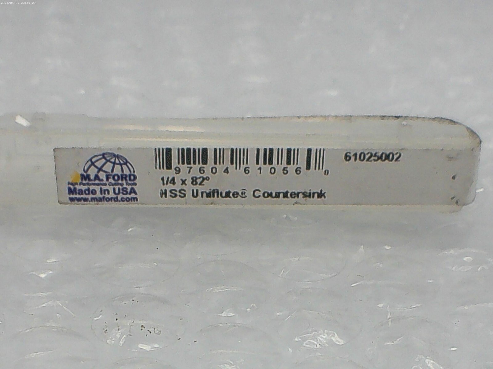 MA FORD 1/4X82 COUNTERSINK NSMP.