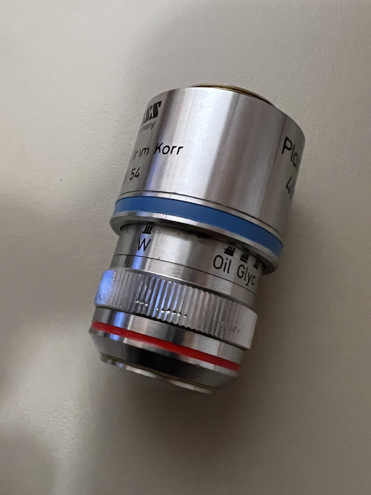 Zeiss Plan-NEOFLUAR 40x Imm Korr Multi Immersion Infinity Microscope Objective