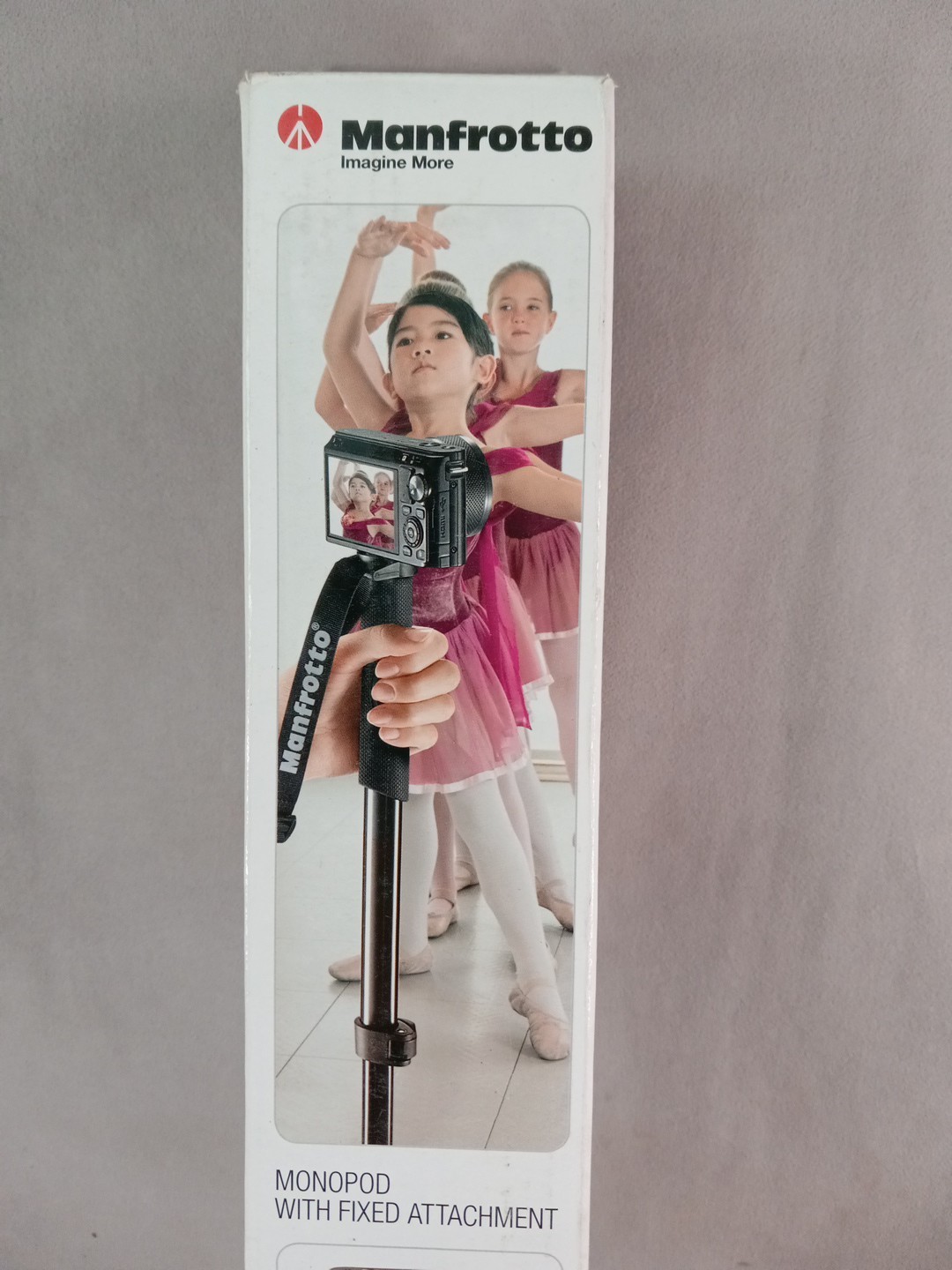 Manfrotto Monopod COMPACT Aluminum 5-stage Black MMCOMPACT-BK IOB Open Box