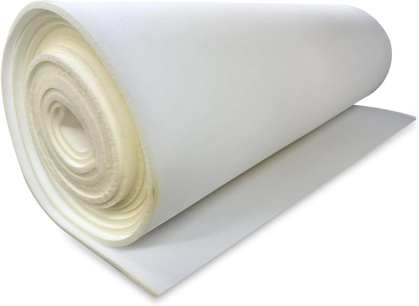 1/4” Thick Open Cell Upholstery Foam Padding – 56” Wide – by The Yard – Soft