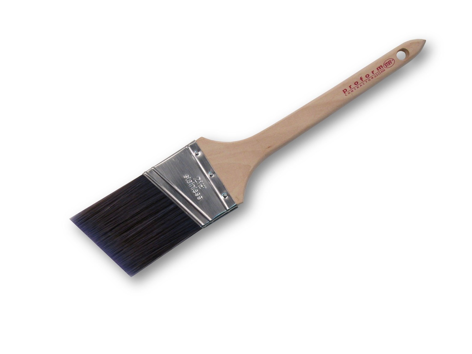 Proform CS2.5AVS Contractor Angle Sash Stiff Paint Brush 21/2Inch