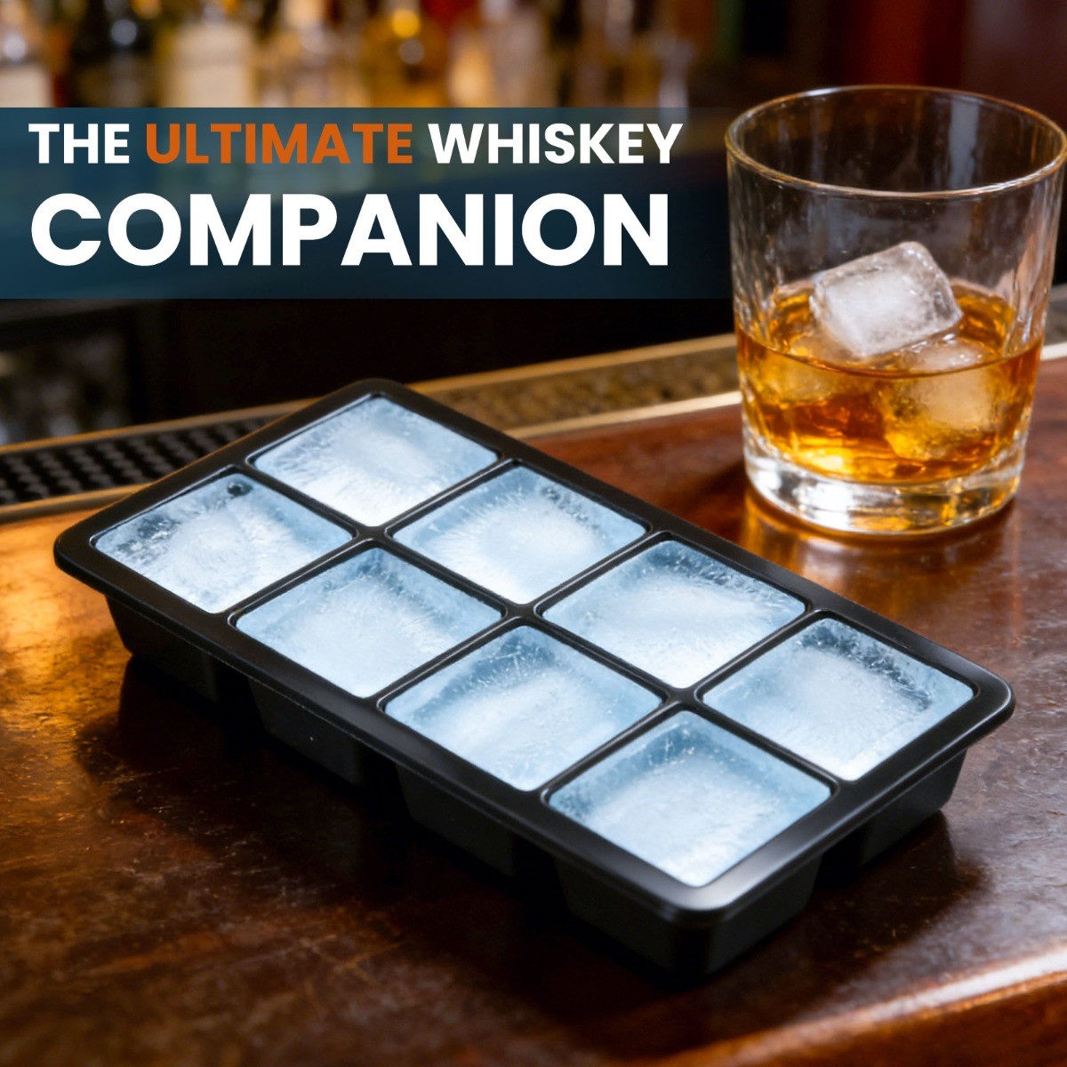 Round Square Ice Cube Ball Maker Tray Silicone Sphere Mold Bar Whiskey Cocktails