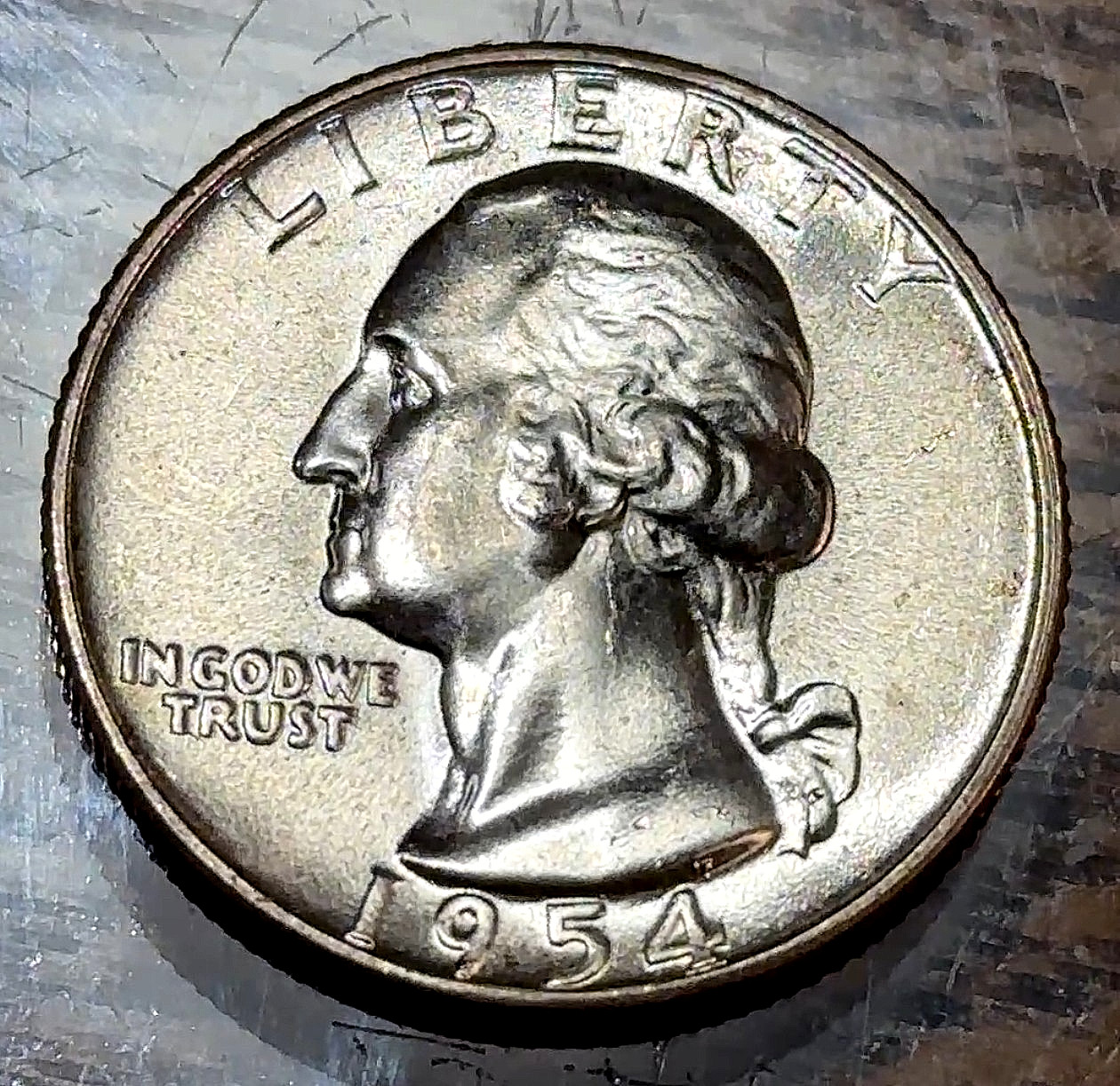 1954 Washington Quarter Nice Original Blast White Supergem BU CHRC