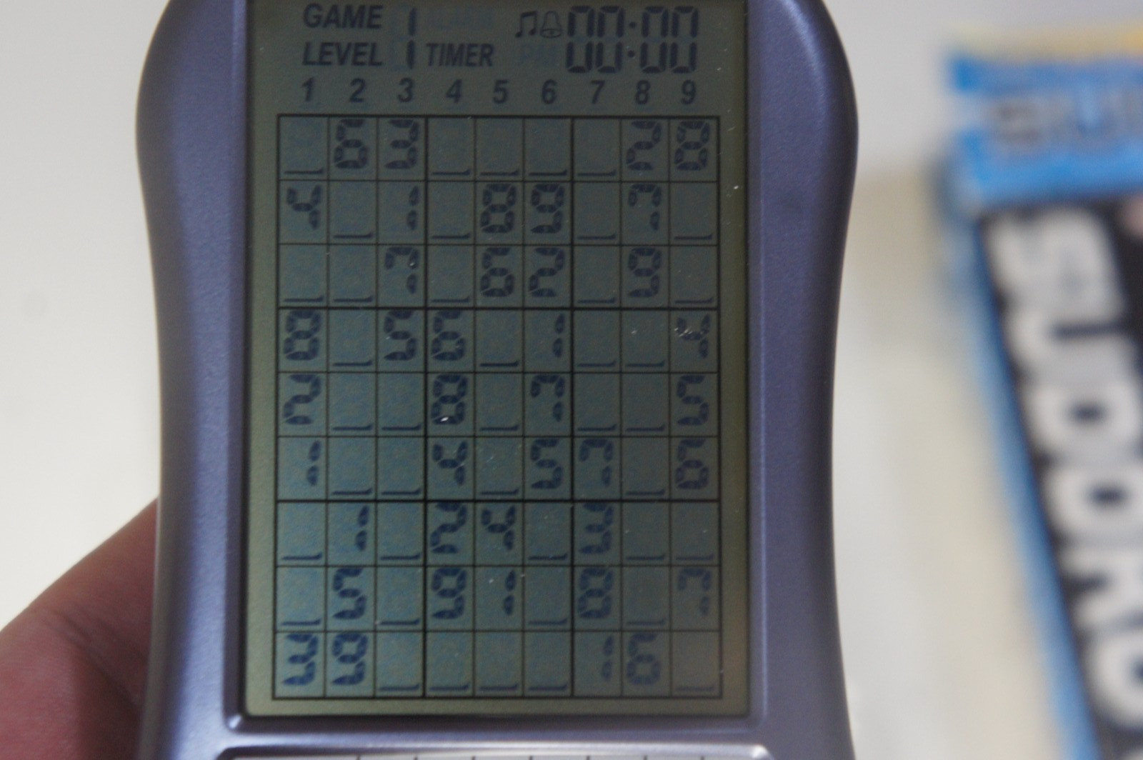 Sudoku Electronic Handheld Game YD-638 With Time Date - SOUND DOES NOT WORK