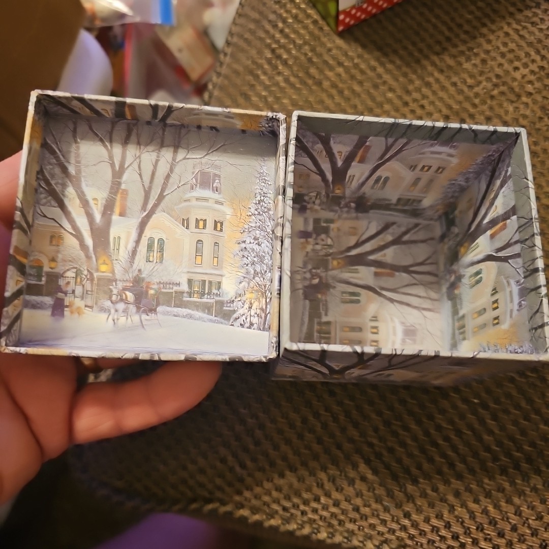 6 Small Christmas Boxes/ Packages All New