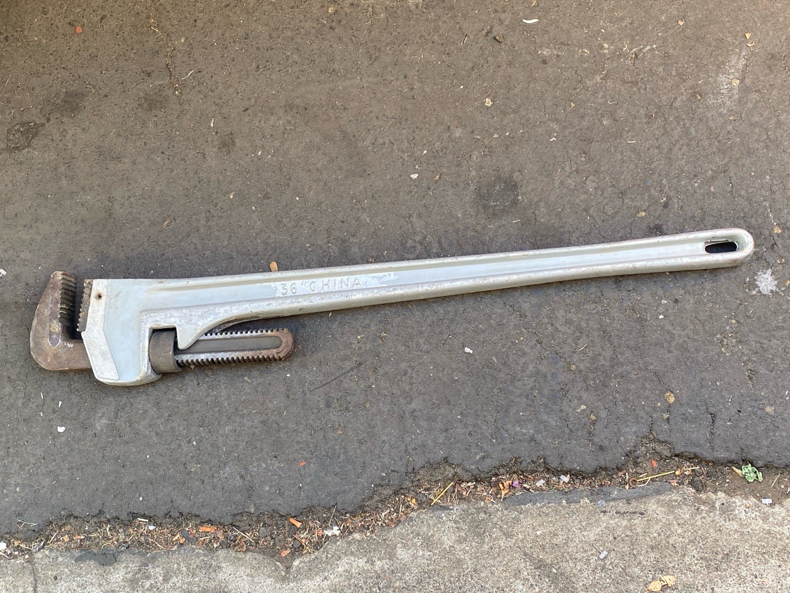Vintage 36 “ Pipe Wrench Made In China Heavy Duty