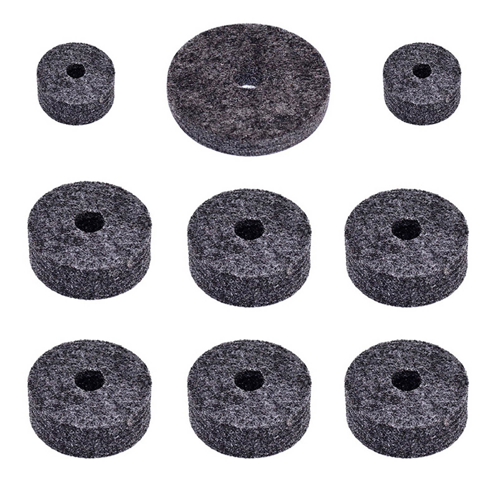 18Pcs Cymbal Part Replacement Stand Hi Hat Felt Wing Nut for Drum Set