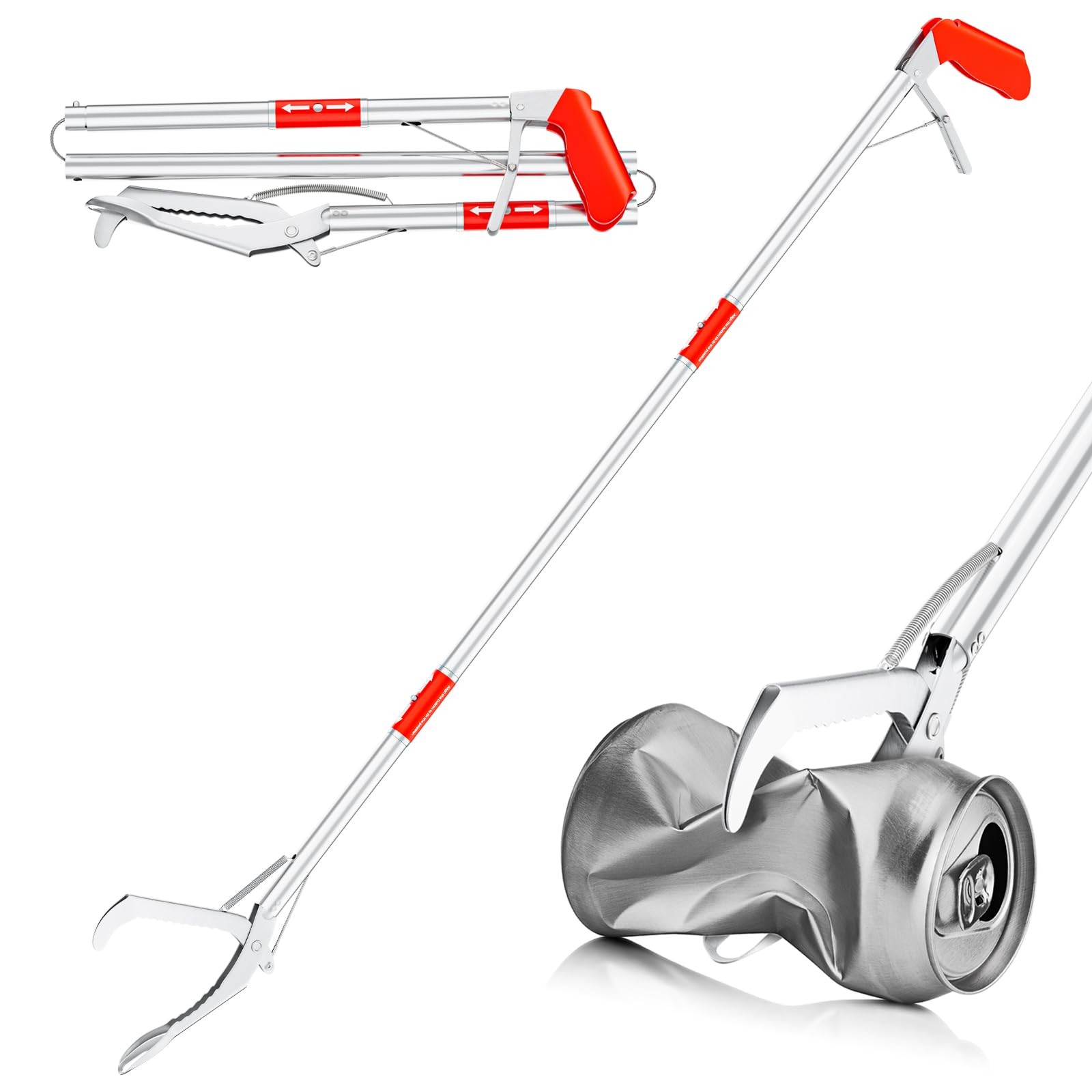 Grabber Reacher Tool, 50" Foldable Extra Long Grabber for Elderly Reaching Tool