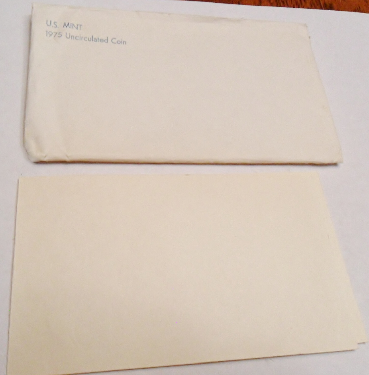 1975 Mint Set Envelope ONLY *NO COINS*  **FREE SHIPPING**