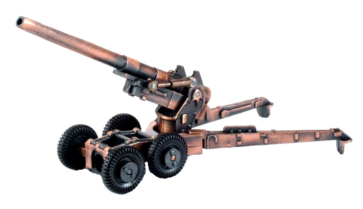 Army Long Cannon Die Cast Metal Collectible Pencil Sharpener
