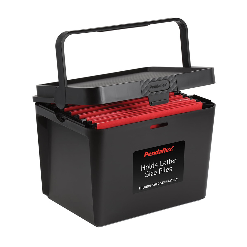 Pendaflex Portable File Letter Size 14.25 X 9.25 X 11 Black 41777