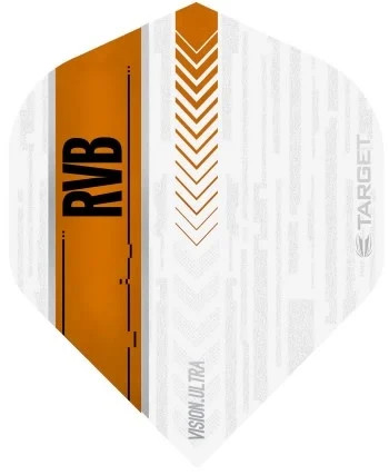 Target Raymond van Barneveld White and Orange Dart Flights