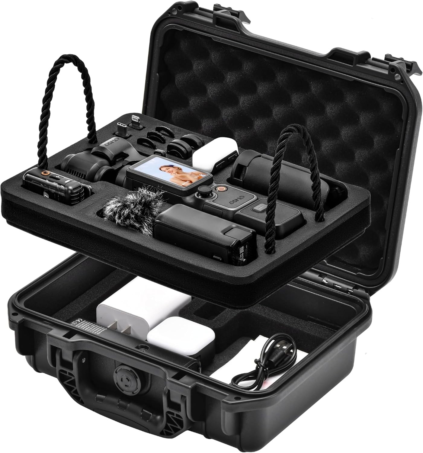 Waterproof Hard Case For DJI Osmo Pocket 4 Accessories Dual Layer Travel Case