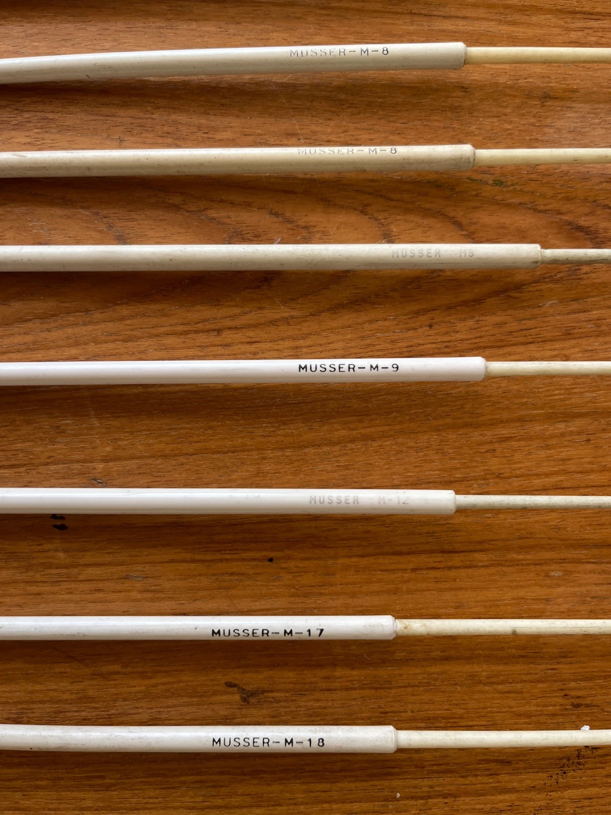 Variety Set of MUSSER Mallets - F9 F10 M1 M6 M8 M9 M12 M17 M18
