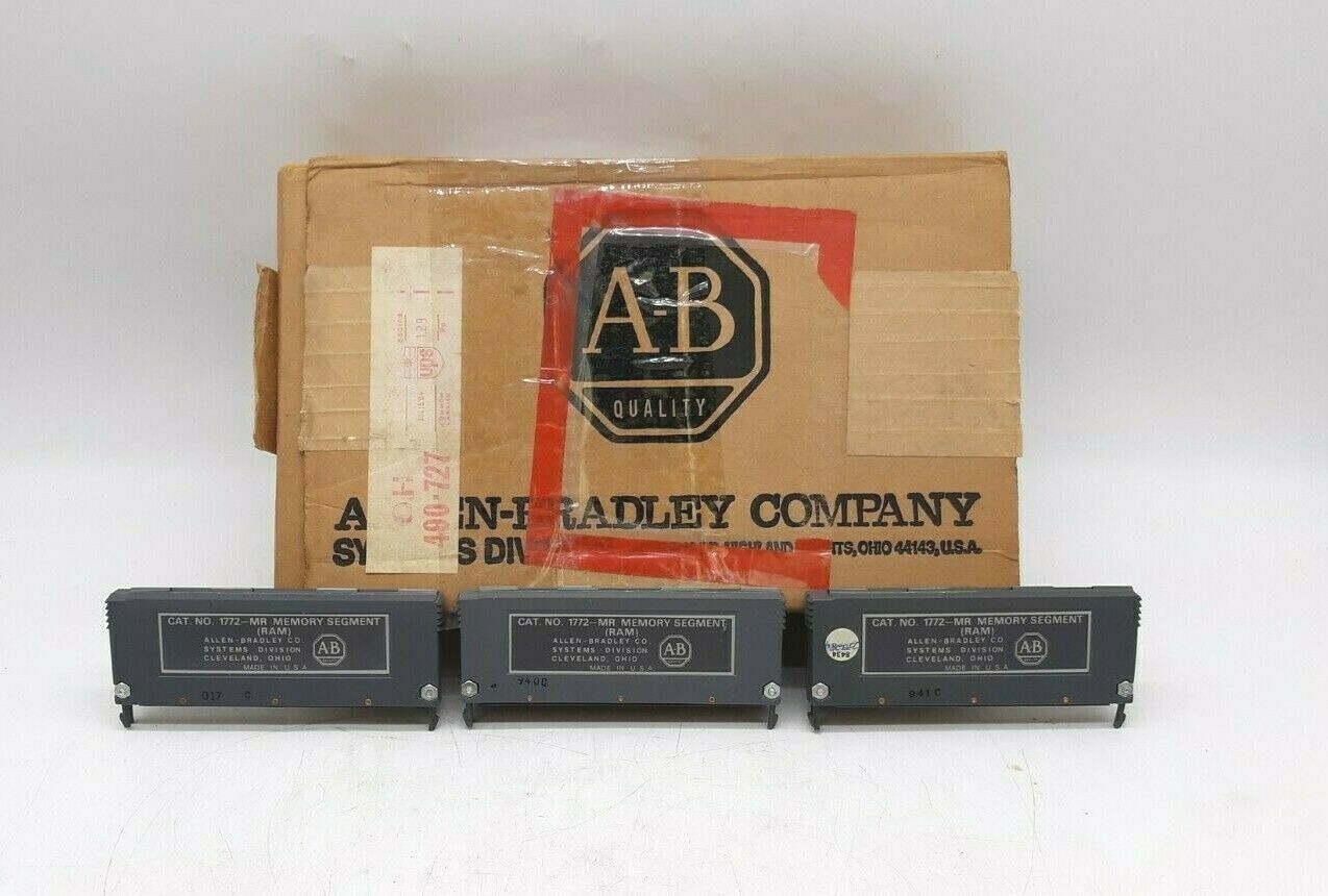 Allen-Bradley 1772-MR Memory Segment Lot of 3