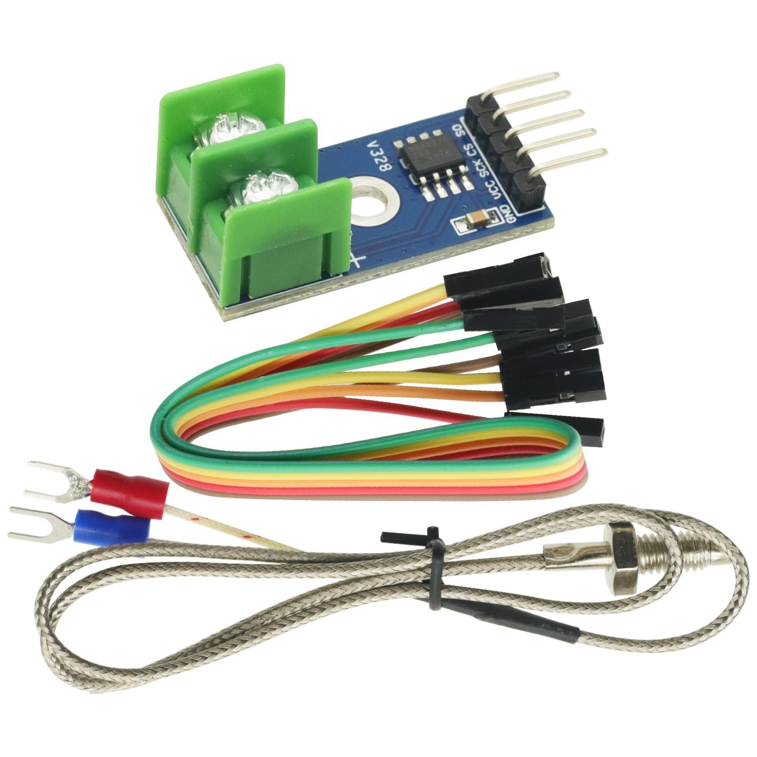 MAX6675 Module + K Type Thermocouple Thermocouple Sensor Temperature Degrees...