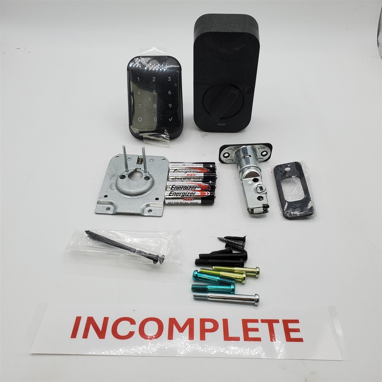 Yale Assure Lock 2 Deadbolt, Black Suede Smart Keyless Entry Door Lock *READ*