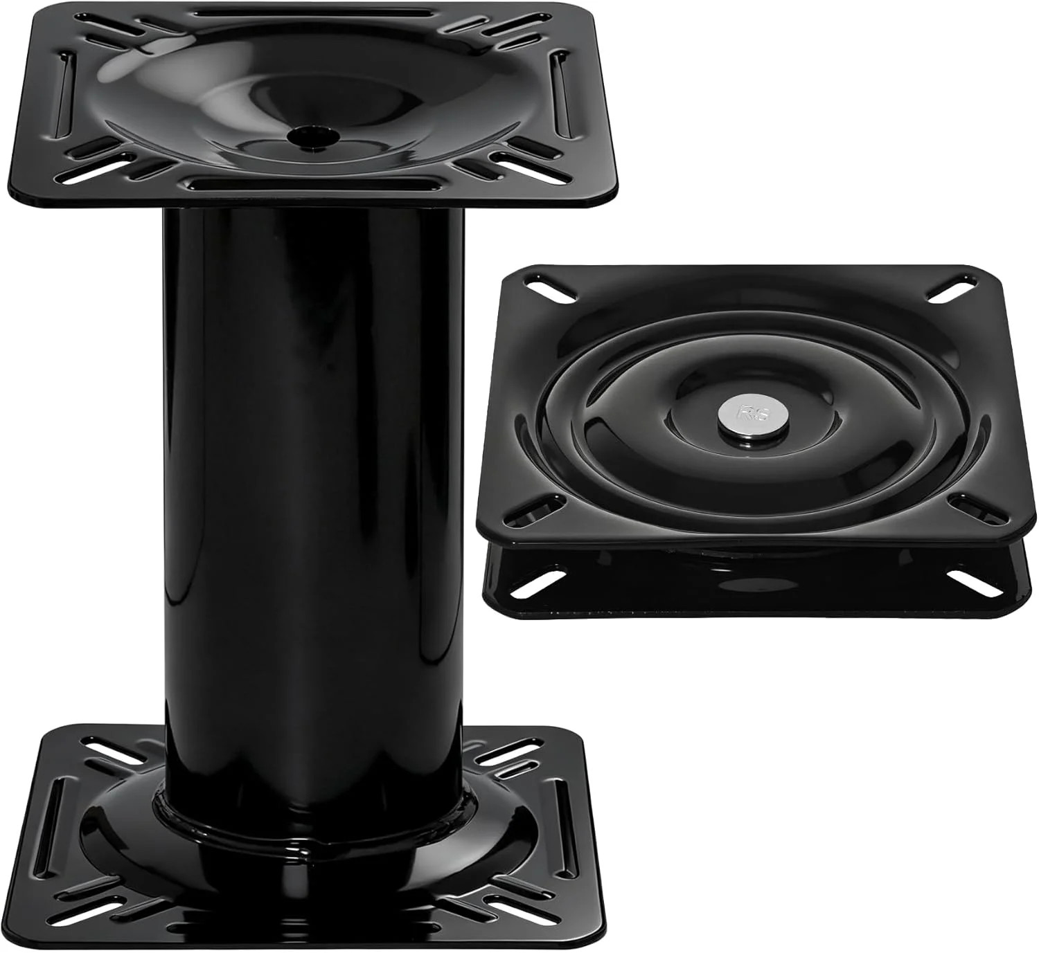 Boat Seat Pedestal Base Mount Kit with Boat Seat Swivel and Integrated Base and