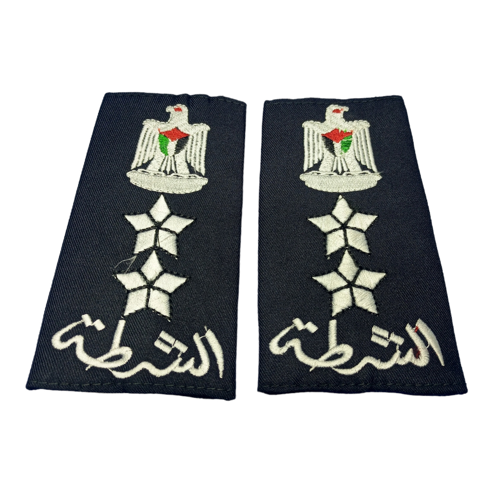 Colonel Rank Slides Palestinian Police Shoulder Boards Palestine Army Surplus