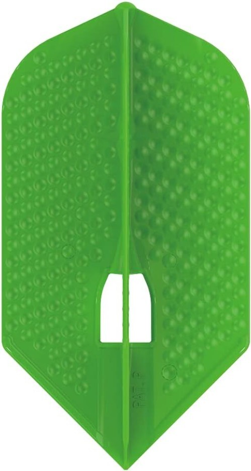 L6 Slim Dart Flights - PRO Dimple - Lime Green - 2 Sets 6 Flights