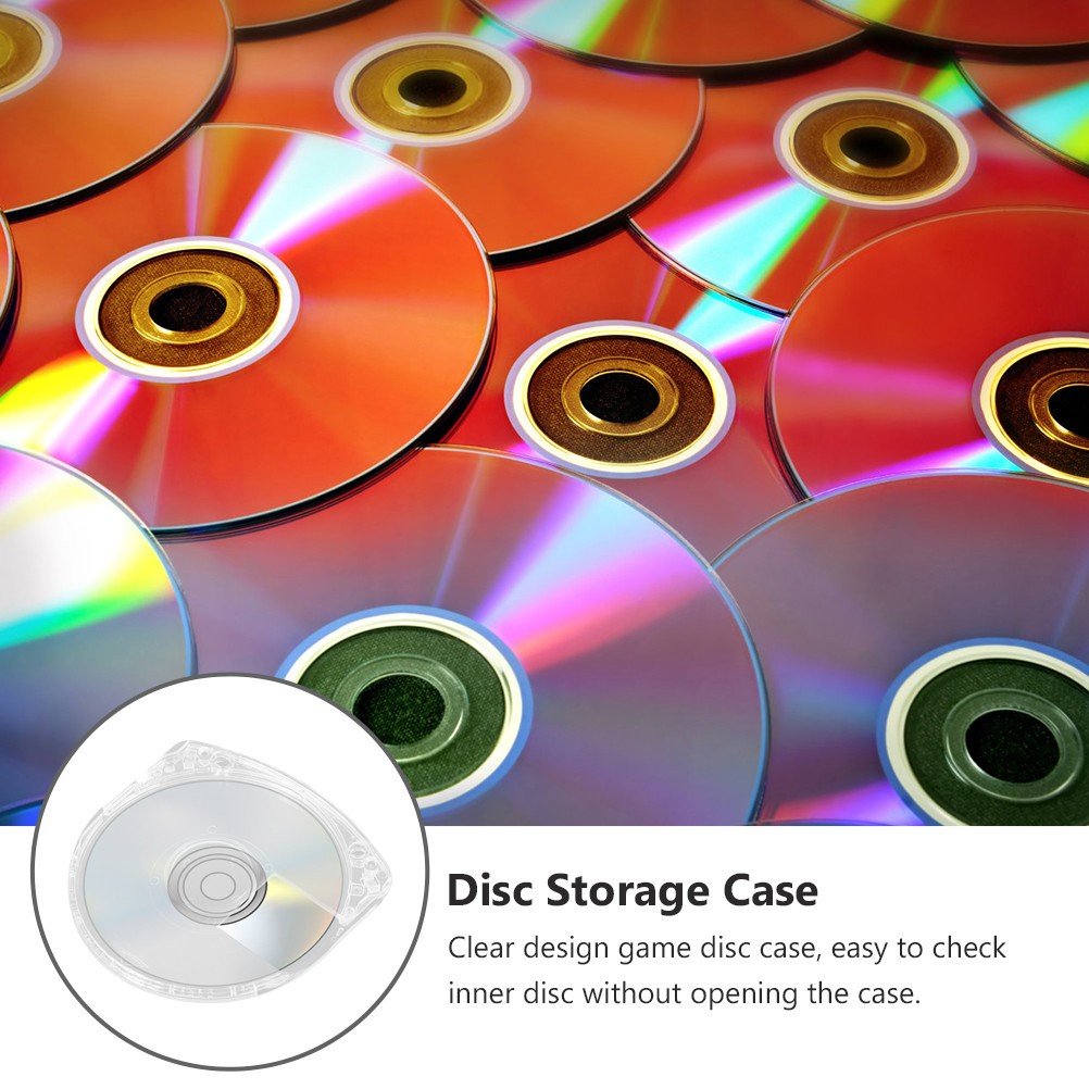 10PCS Game Disc Case Compatible for UMD Game Protective Shell Gaming Accessory