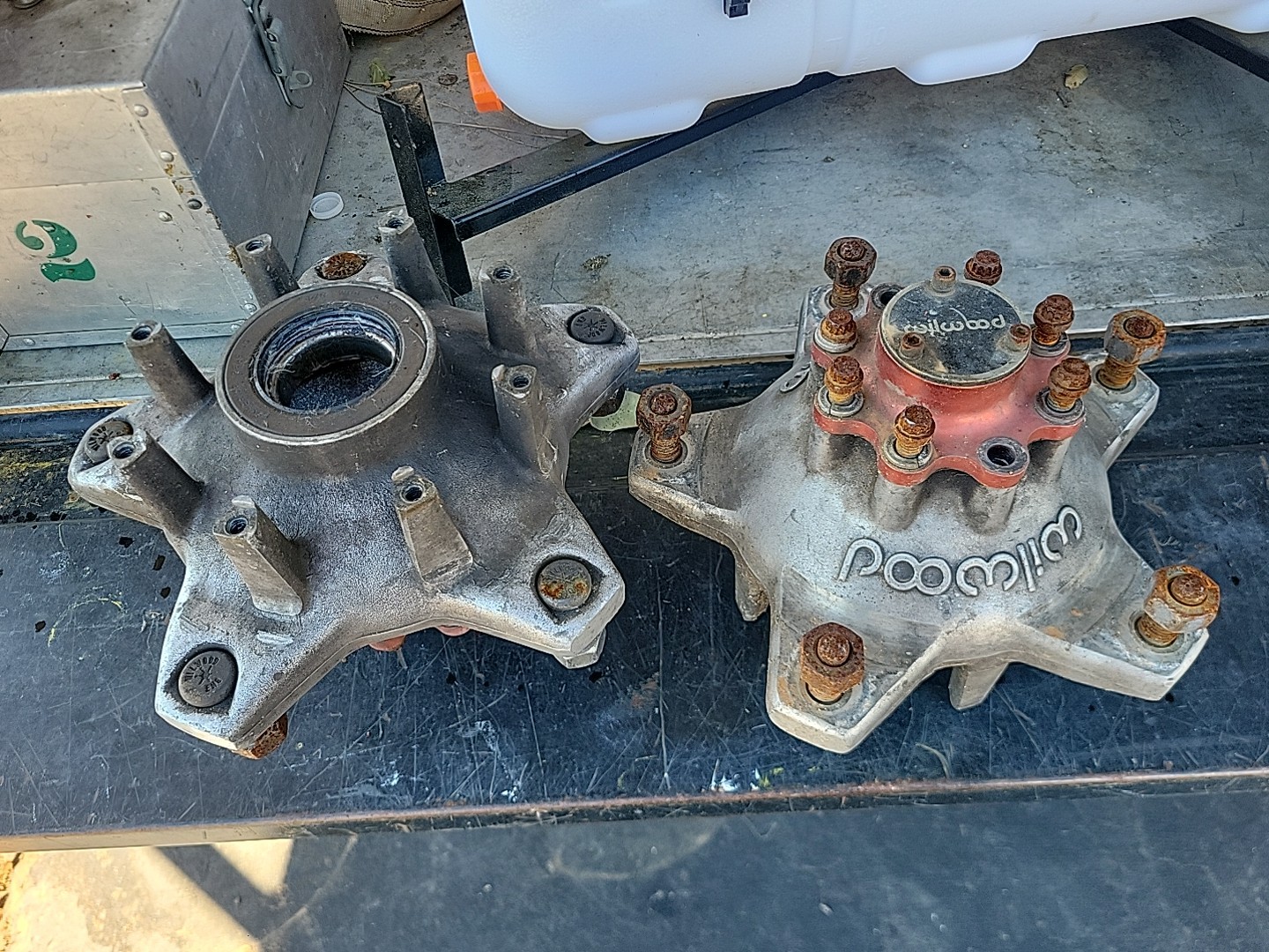 Pair Wilwood Starlite Aluminum Wide 5 Hub STARS ASA Used