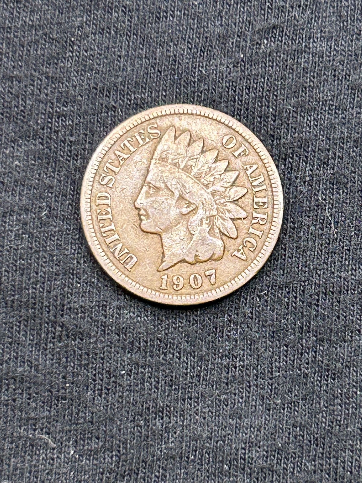 1907 INDIAN HEAD CENT