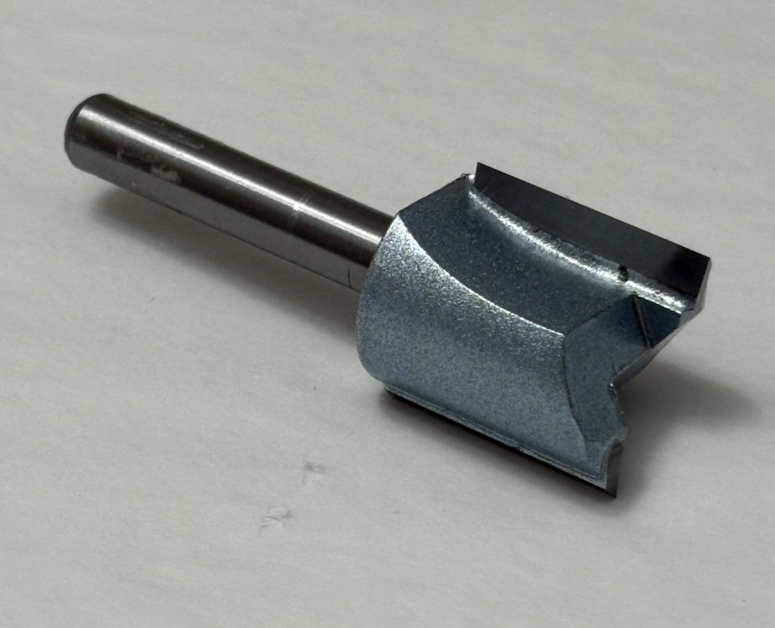 New Carbide Tipped Straight Plunge Router Bit 1/4”x3/4”x3/4” X 2-5/64”  (R2)