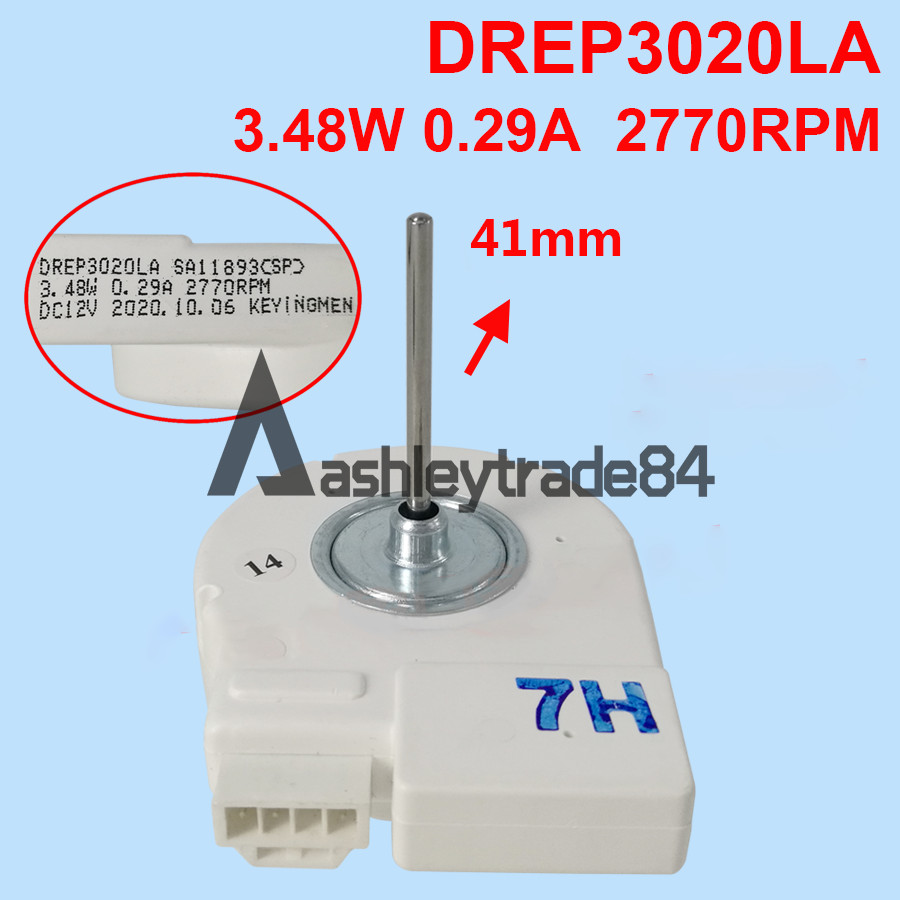 3.48W 0.29A fan motor 2770rpm DC12V DREP3020LA cooling motor fan for samsung