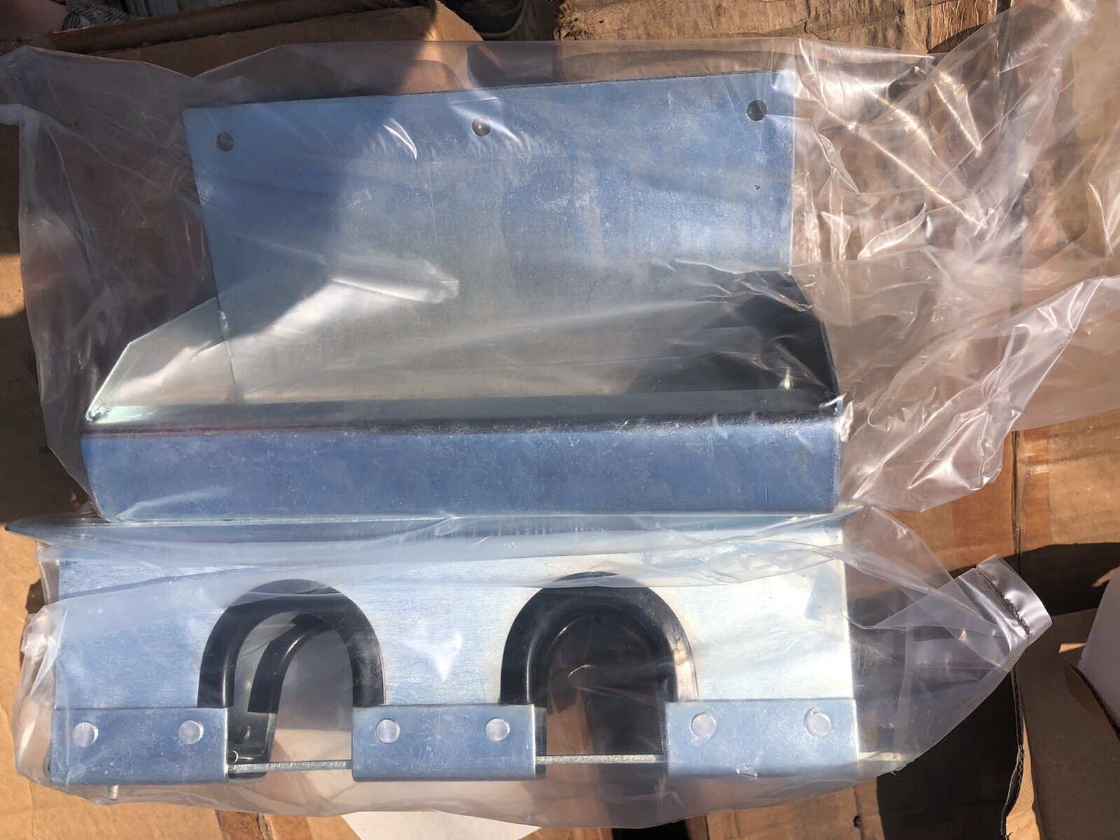 Cargo Bar Holder 2 piece - Holds 1 pair of 1.5" Steel Tube Logistics Trucking