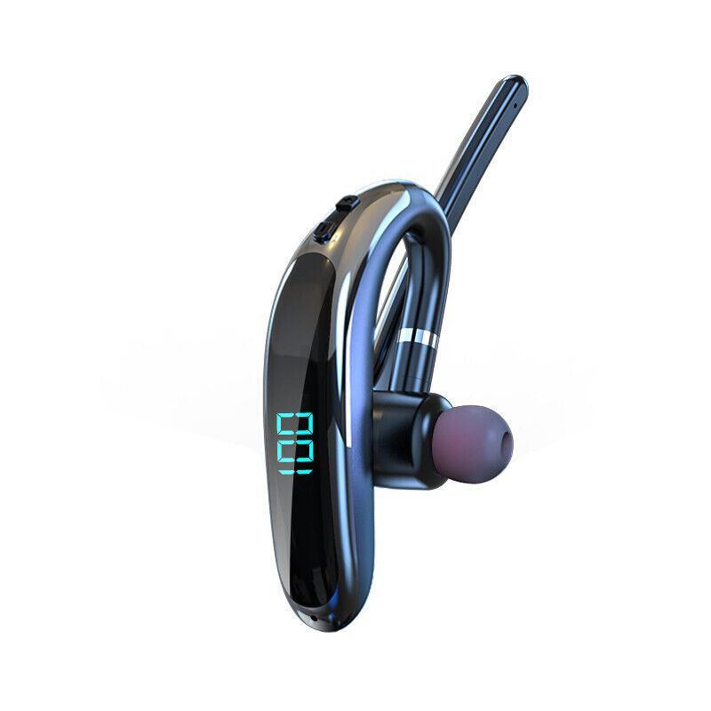 Bluetooth 5.2 Earpiece Wireless Headset Driving Trucker Earbuds Noise Cancelling