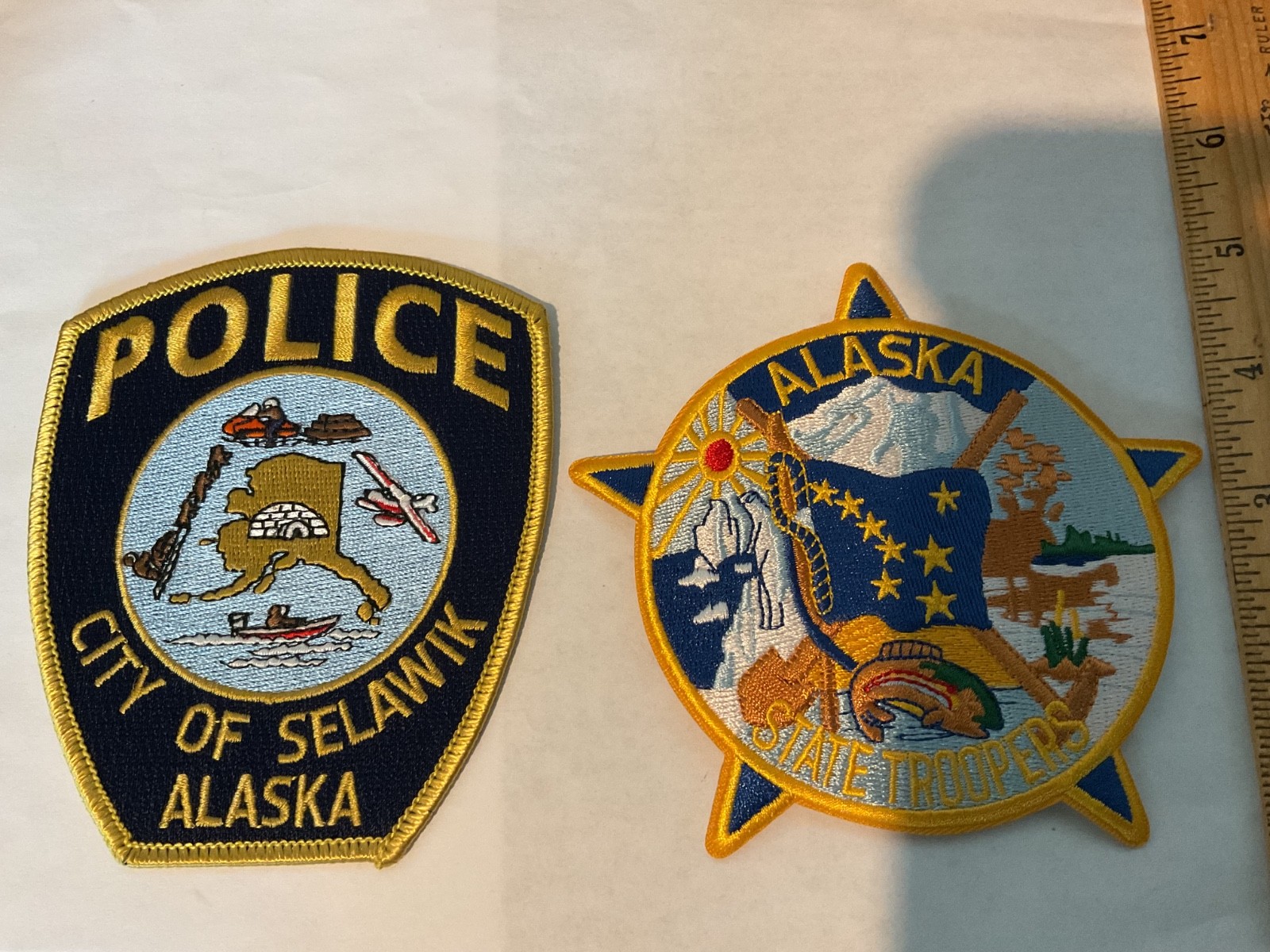 City Of Selawik Police and Alaska State Troopers Patch Set New Tracking