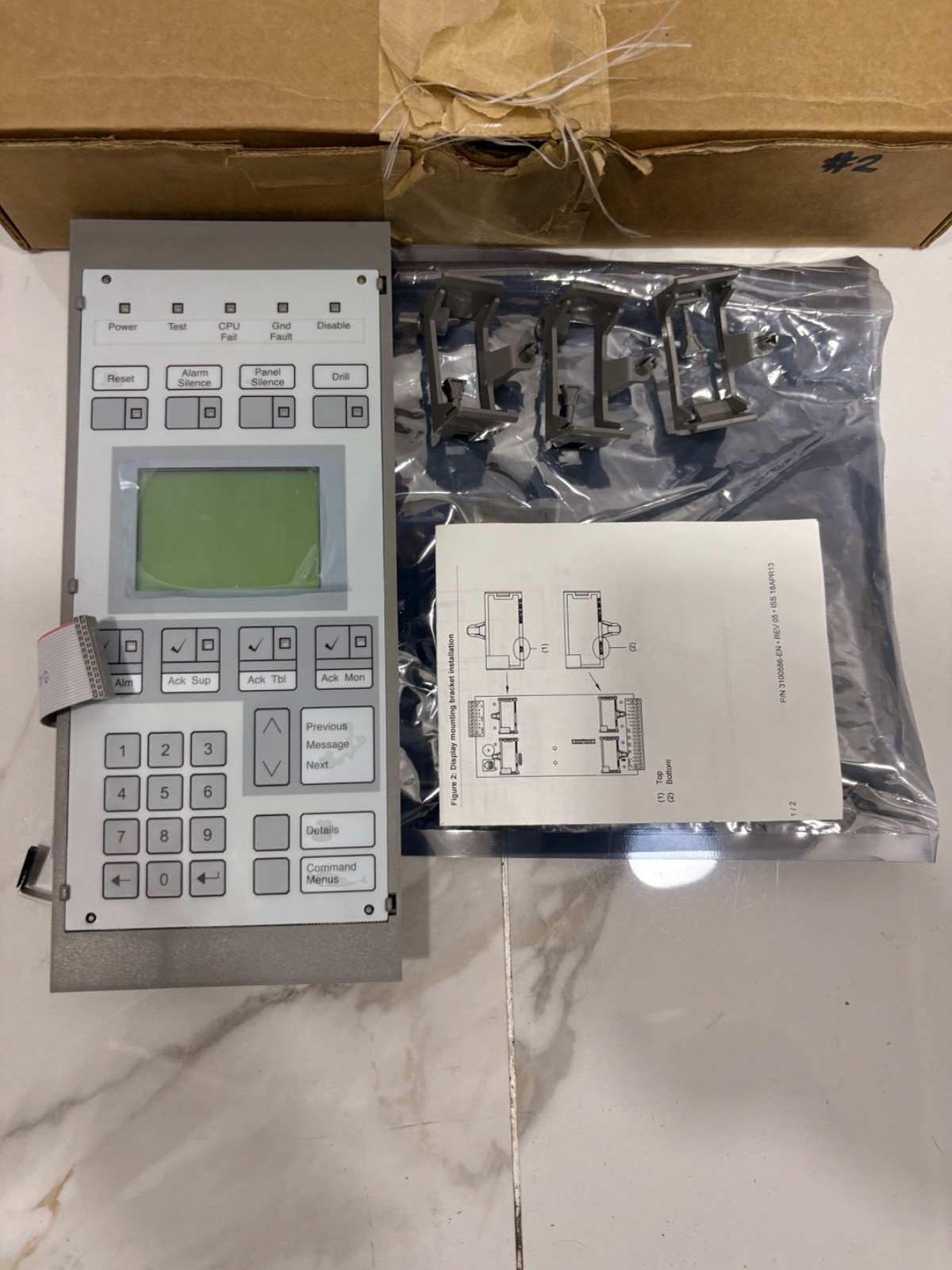 EDWARDS EST 3-LCD DISPLAY UNIT 3100586-EN REV 5