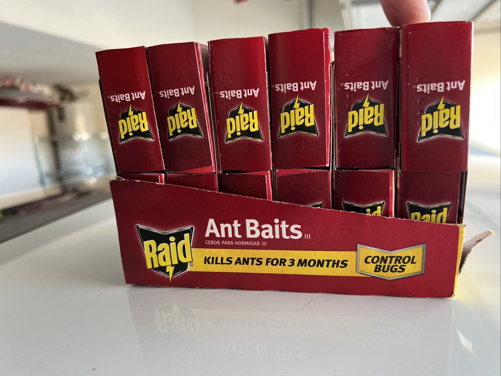 LOT OF 12 X 4 Raid Ant Killer Baits, For Household Use, Kills the Colony Ant
